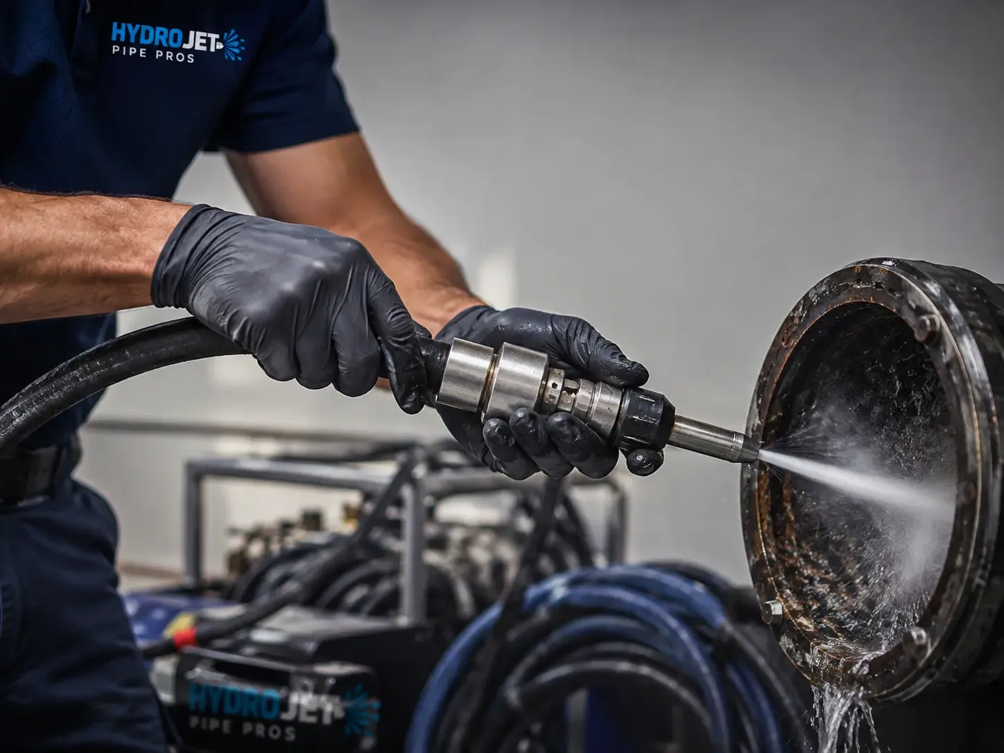 Hydro Jet Pipe Descaling in Longview, TX